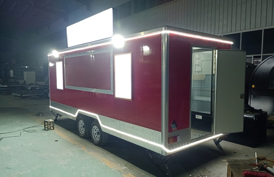 19ft commercial kitchen trailer